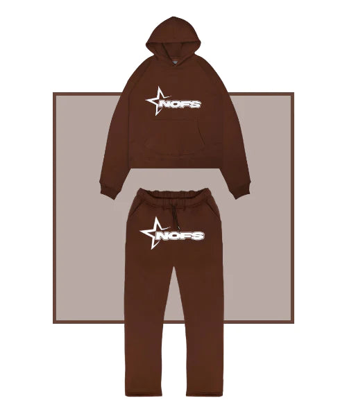 TRACKSUIT NOFS - BROWN